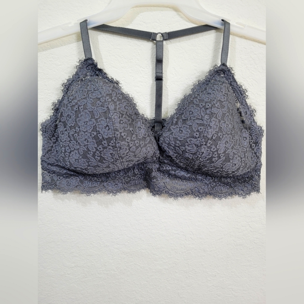 Aerie grey lace bralette